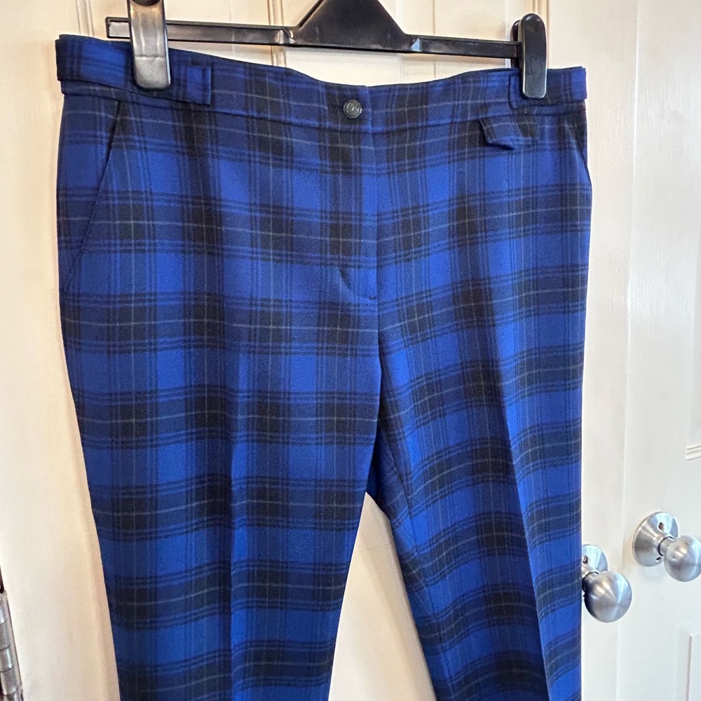 Brooks Brothers Red Fleece Plaid Slacks Size 8